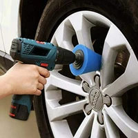car styling burnishing foam sponge polishing cone for cleaning washing car rim auto wheel hub