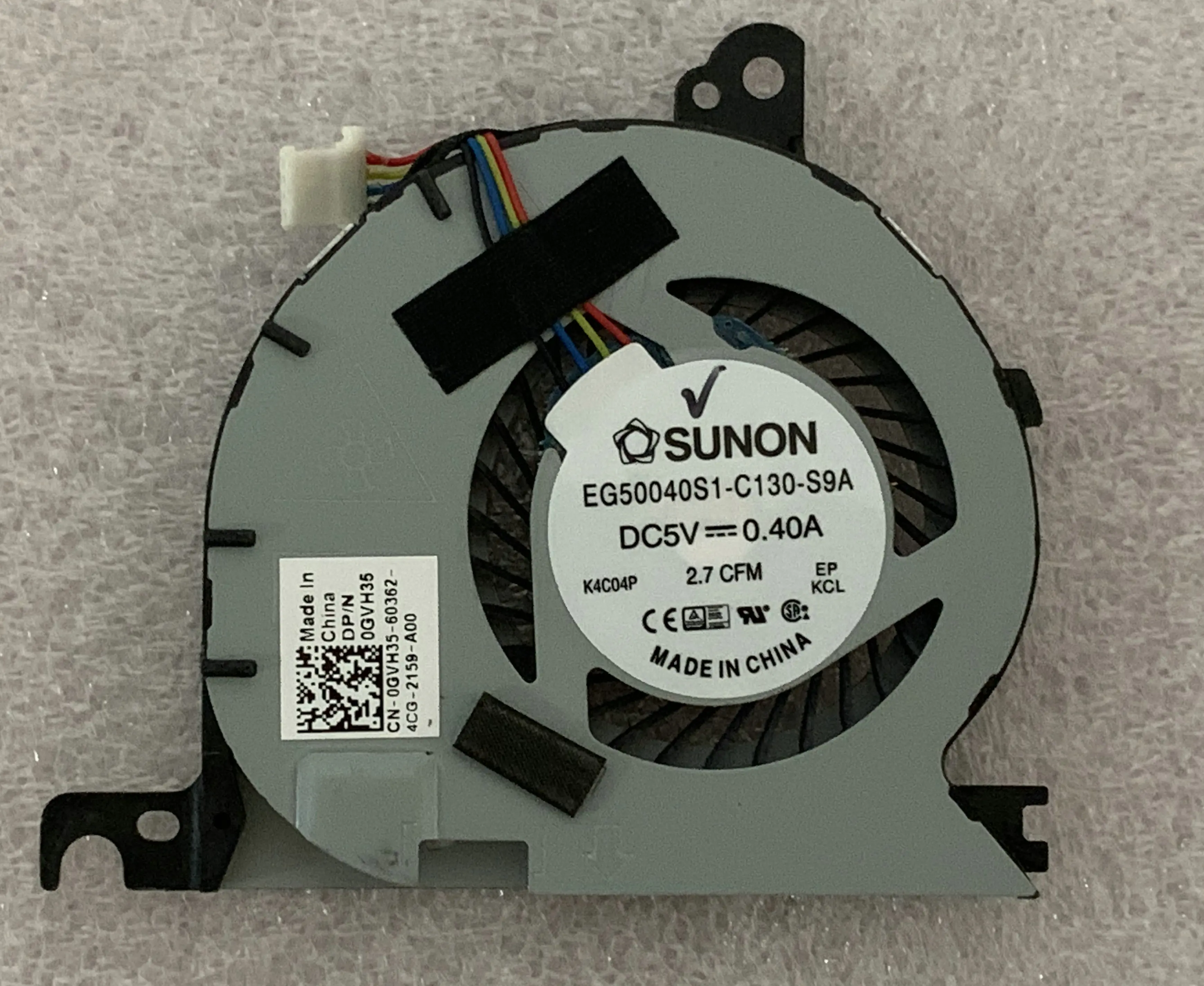 Ноутбук кулер процессора для DELL latitude E7240 EG50040S1-C130-S9A 0GVH35 DC28000D6SL GVH35 KSB0605HC-CL1N - купить