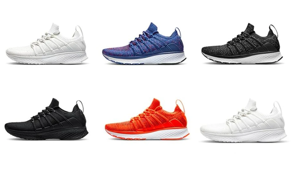Все размеры) Xiaomi Mijia Sneaker 2 Мужская беговая Обувь Uni-moulding амортизирующая система блокировки Fishbone эластичная трикотажная вамп