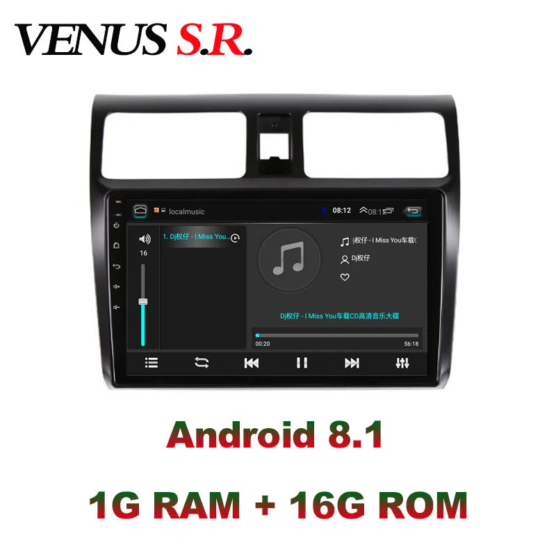VenusSR Android 8 1 2.5D автомобильный dvd для Suzuki Swift Радио 2008 2015 Мультимедиа GPS Стерео gps