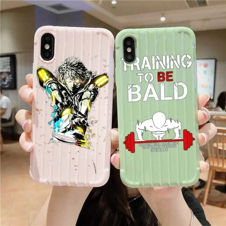 Аниме ONE PUNCH MAN порядке на колесиках чемодан чехол для телефона iPhone 11 Pro Max X XS MAX 8 7 6S