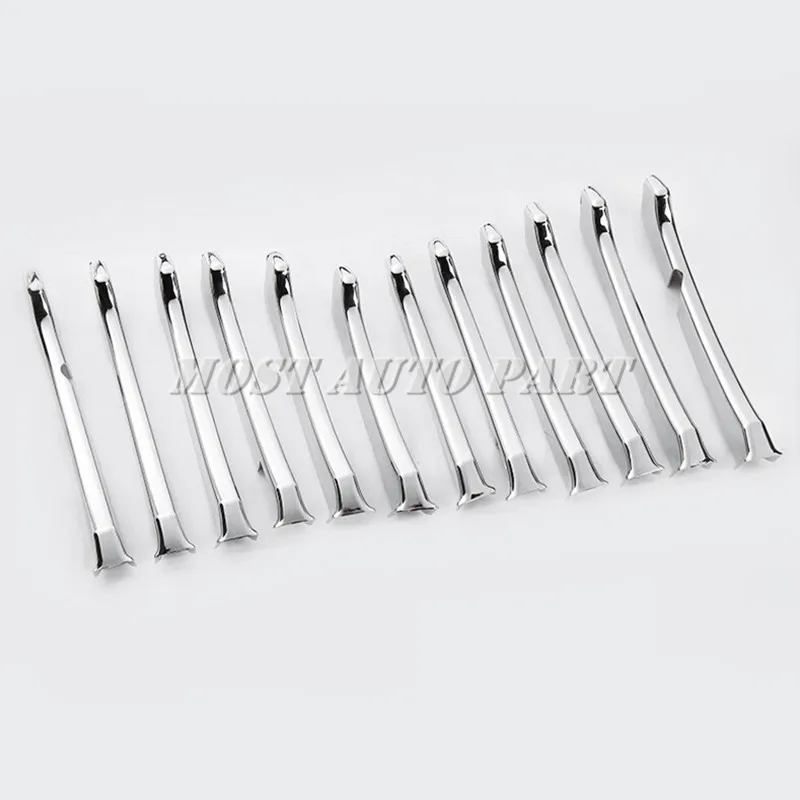 ABS Хромированная Центральная решетка решетки Формования Отделки крышки для Maserati