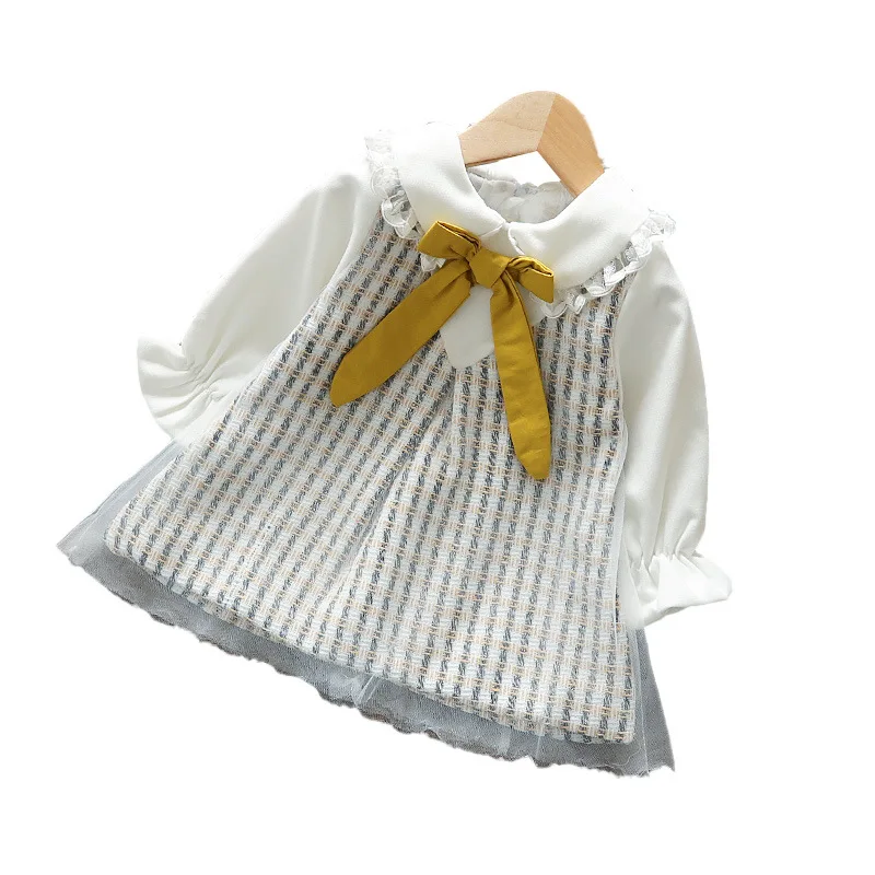 

Chantalbaby Baby girl 2020 dress Korean style children's mesh princess dress fashionable spring and autumn outwearing for girls