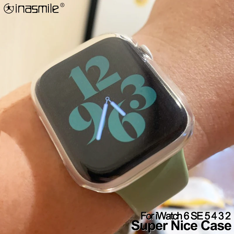 Удивительная тонкая ТПУ Защита экрана для iWatch 4 3 2 44 мм 40 360 мягкий прозрачный