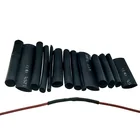 2:1 термоусадочная фототрубка, набор в ассортименте, электрическое соединение, электрический кабель, водонепроницаемая усадка, 75 шт.