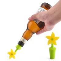 bar accessories home bars champagne silicone wine stopper flower shape bottle sealed fresh keeping plug bar tools decoration
