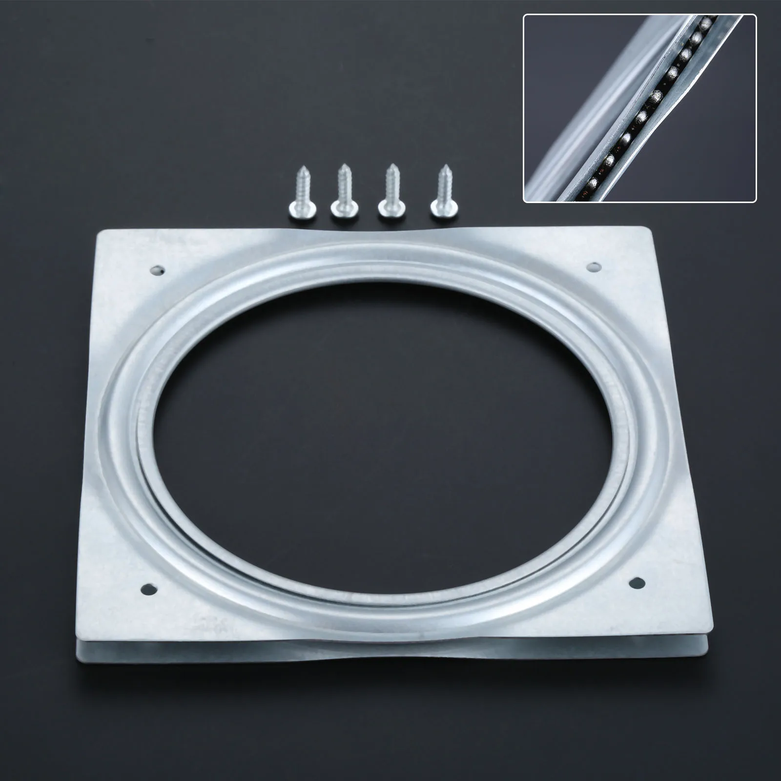 1 шт. квадратный подшипниковая поворотная пластина настольных подносов