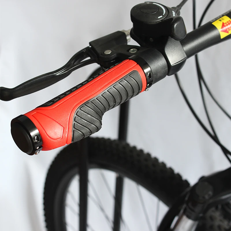 Bicycle Grips Ergonomic Bar End Firm Mount Both Ends Lock Grip Handlebar 2 Color Tone Holder MTB Cycling Hand Rest | Спорт и