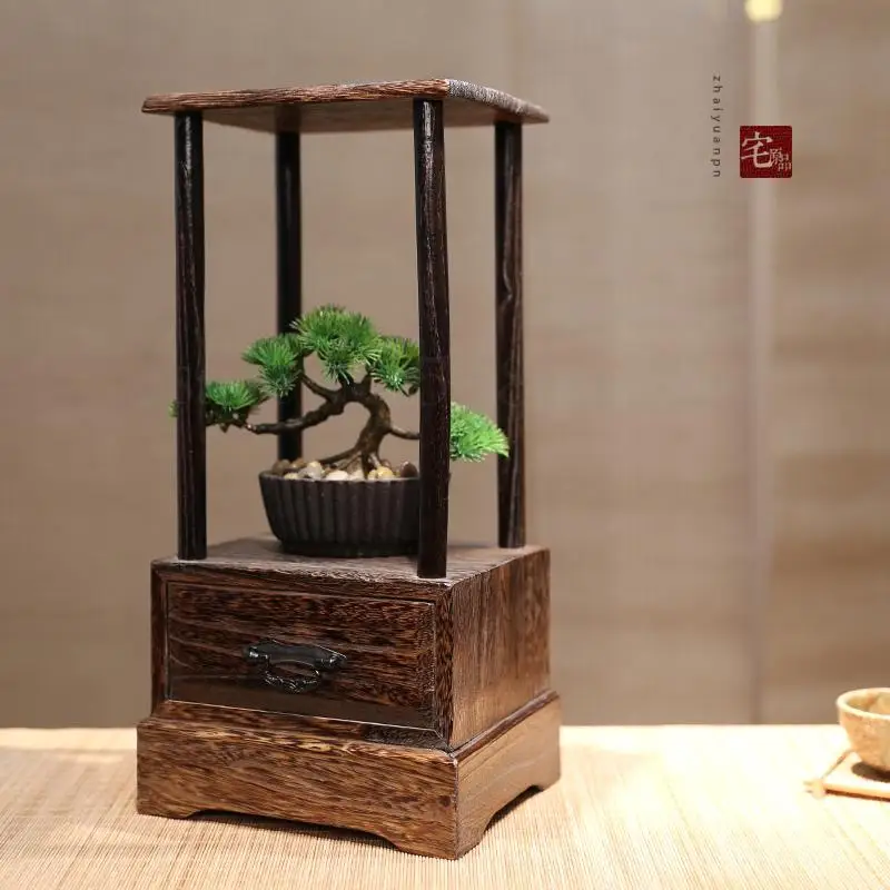 Деревянная японская подставка для кастрюль украшение чайной церемонии