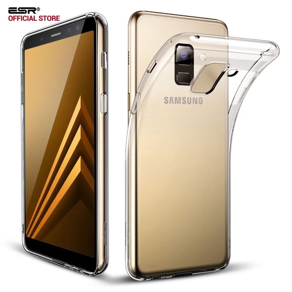 Чехол ESR для samsung Galaxy A8, мягкий ТПУ бампер, прозрачный чехол, ультра тонкий светильник, желеобразный чехол, чехол
