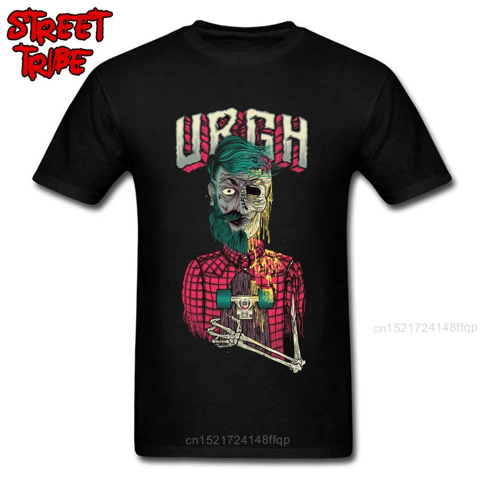 Рок музыка футболка Мужская DJ череп рок хипстер уличная Скейтер фанки топы