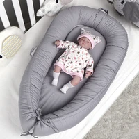 toddler bed bassinet baby nest bed portable crib travel bed solid cotton newborn nursery baby crib infant bedding