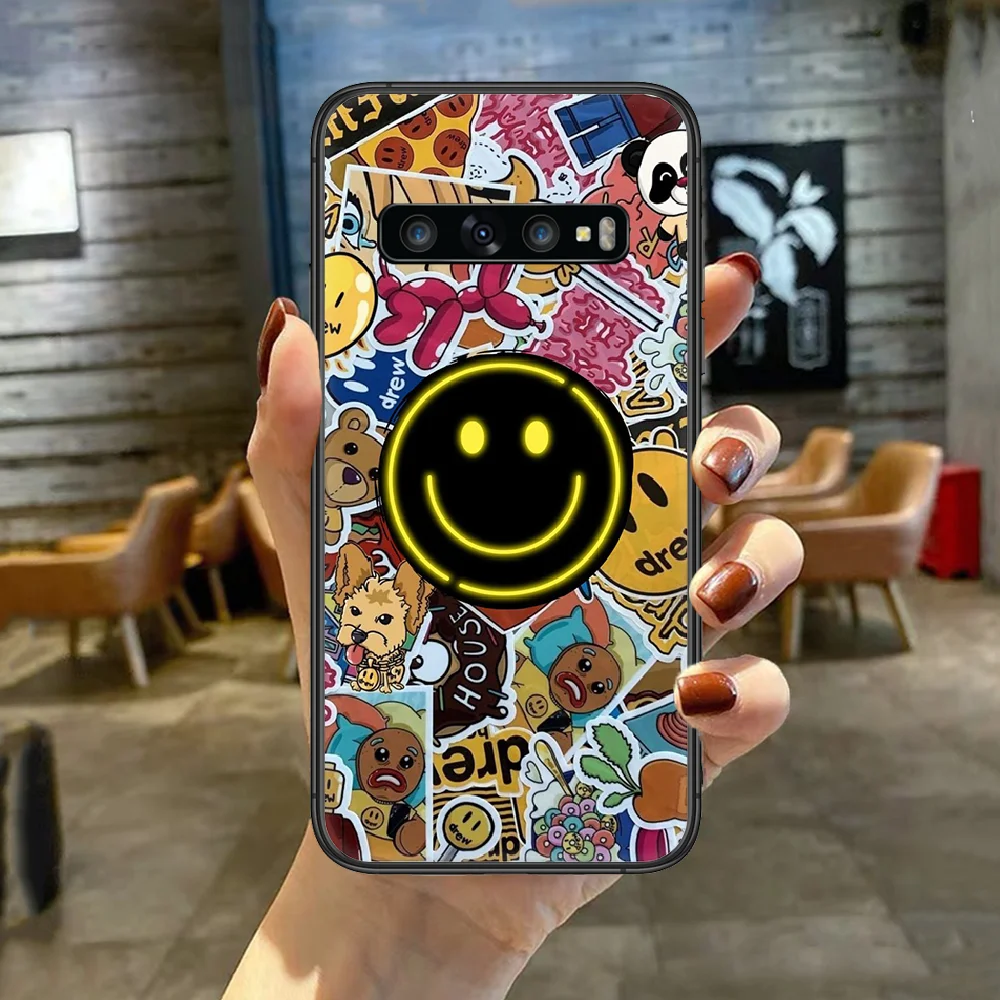 

Justin Bieber Drew House Phone Case Cover For For SamSung Galaxy S Note 7 8 9 10 20 Uitra Plus E Lite Black black Waterproof 3D