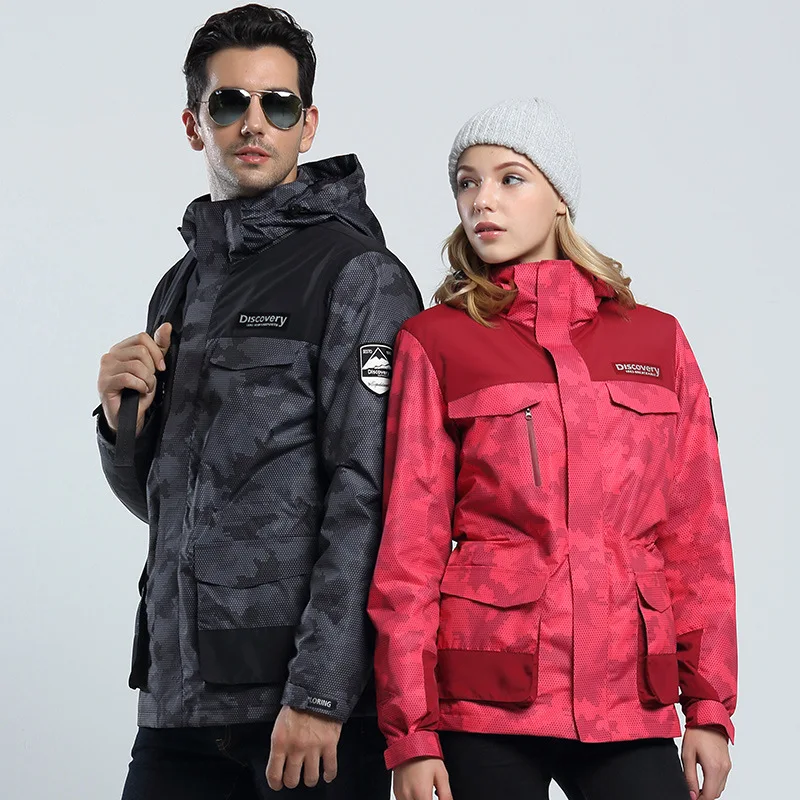 Зимние походные куртки для улицы Мужская лыжная куртка женская спортивная