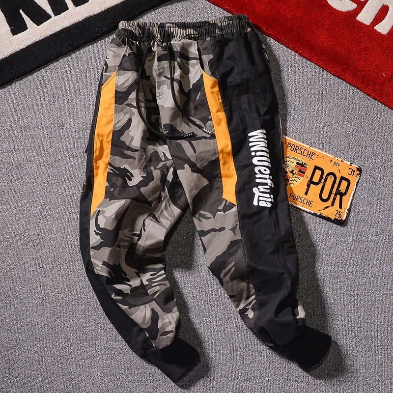 Мужские камуфляжные брюки карго FGKKS повседневные карандаш из 100% хлопка одежда