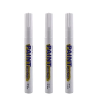 3pcs car white tyre paint marker pens waterproof permanent pen fit for car motorcycle tyre tread rubber oil based dropshipping