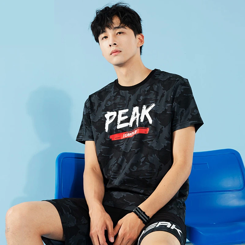 Пик мужские футболки лето 2020 принт камуфляж буквы футболка хип-хоп блузка