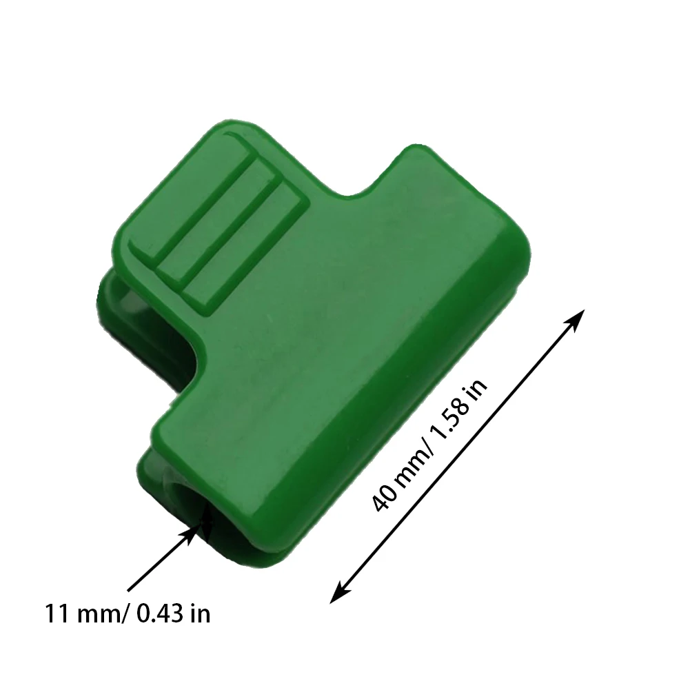 

24 Pcs Gardening Supplies Plastic Film Buckle Clip Greenhouse Snap Clamps Film Buckle Clamps Plastic Pipe Clamps