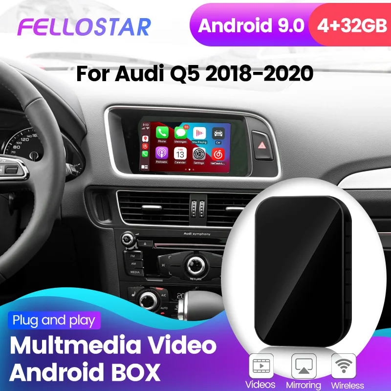 

Новое поступление! Автомобильный мультимедийный видеопроигрыватель, Android 9,0, беспроводной, для Audi Q5 2018-2021, 4 Гб, 32 ГБ, оригинальный обновленны...