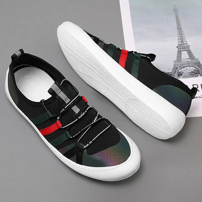 

Summer Men's Canvas Shoes Breathable Mesh Fashion Mens Casual Shoes High Quality Brand Lightweight Men's Casual Sneakers
