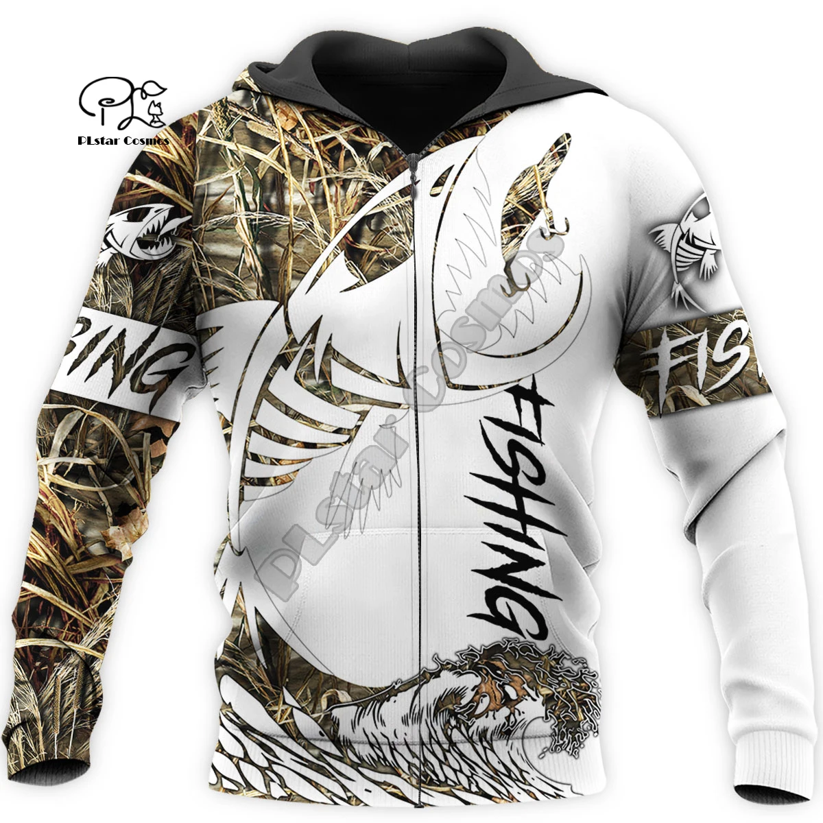 

PLstar Cosmos Animal MaHi Marlin Fishing Fisher Tattoo Tracksuit NewFashion Streetwear Harajuku Men/Women 3Dprint Zip Hoodies A3