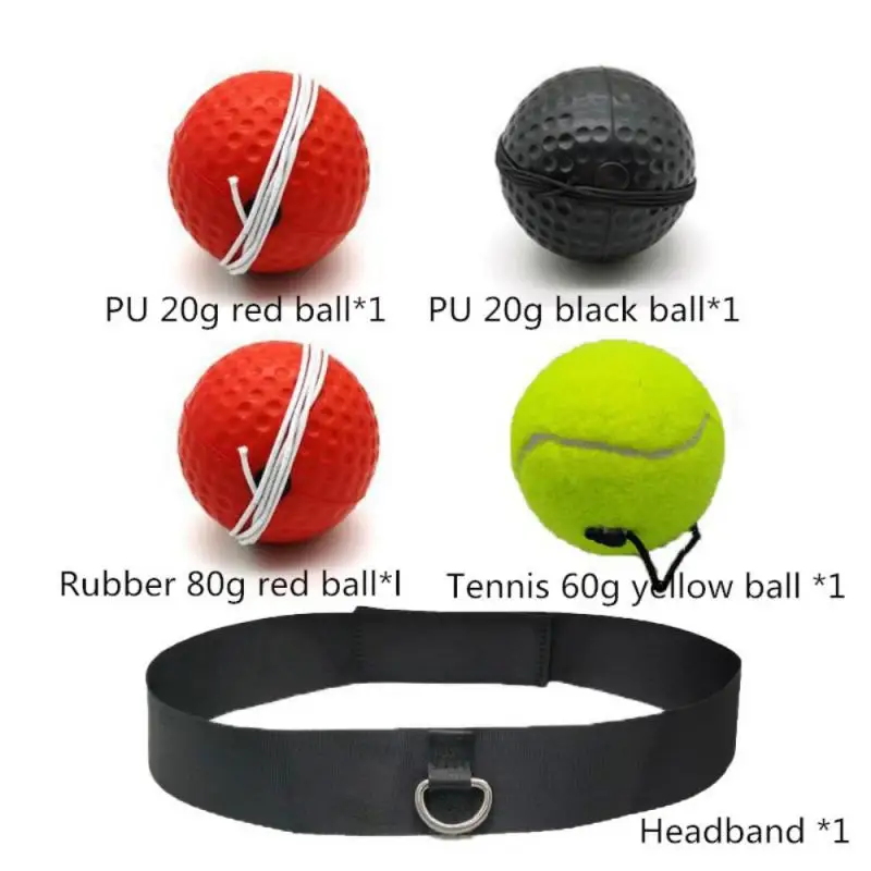 

4 Balls/set Boxing Reflex Speed Punch Balls 20/60/80g Punching Speed Balls MMA Sanda Muay Thai Trainning Exercise