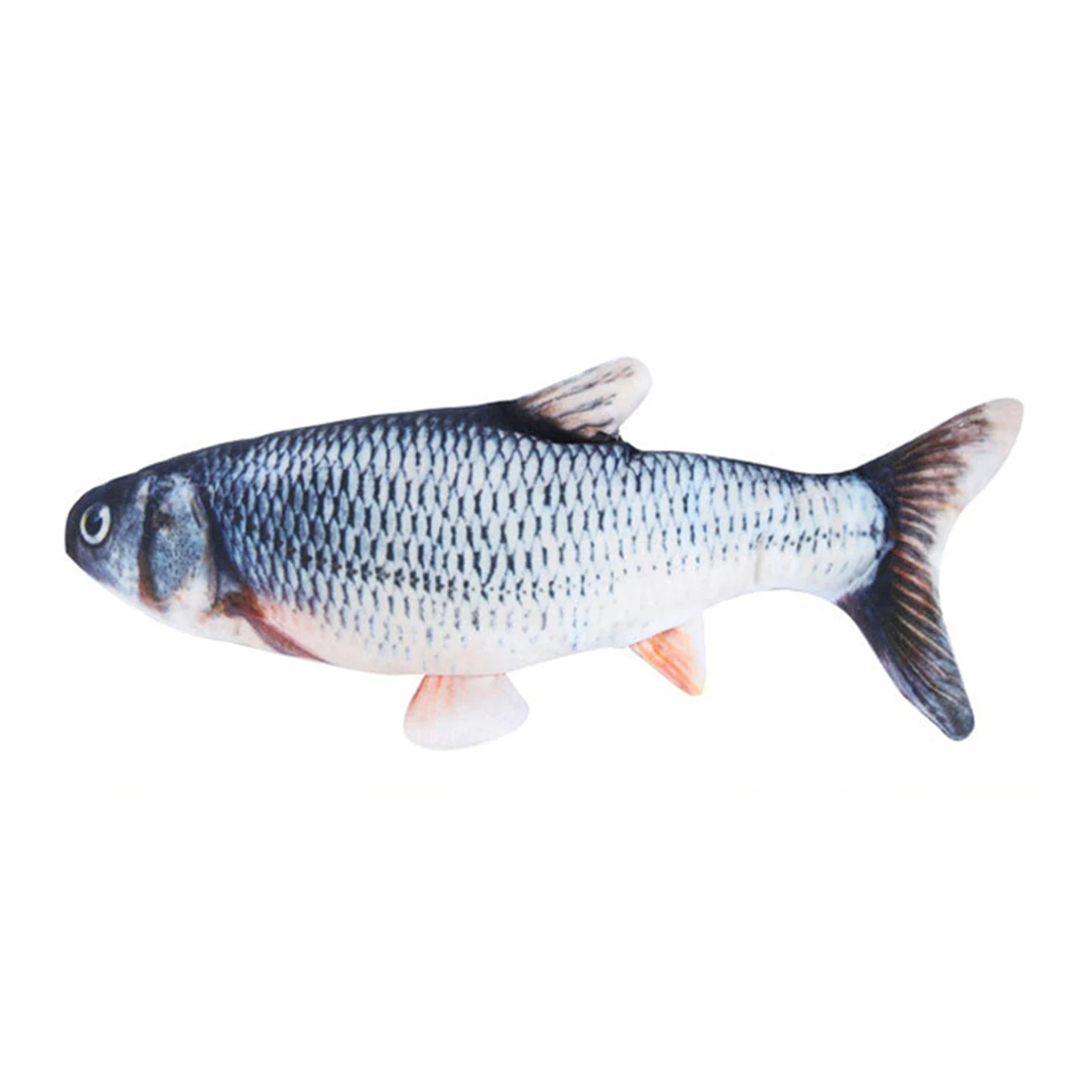

Flopping Fish Moving Fish Plush Toy With Light and Sound Realistic Flopping Fish Wiggle Fish Toys Motion Kitten Toy OCT998