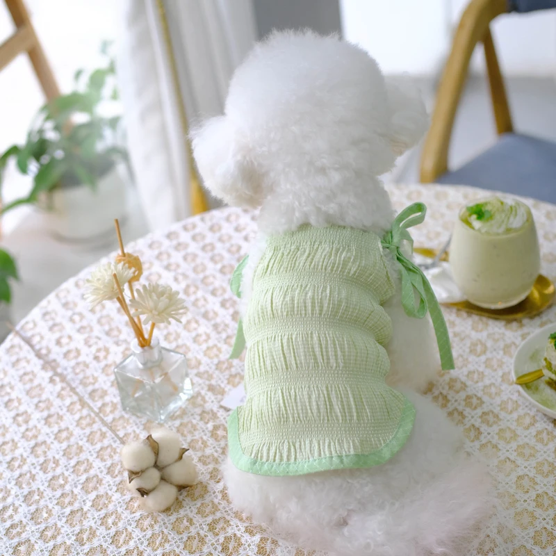 Костюм для домашних животных платье собаки летняя юбка щенка кошек чихуахуа