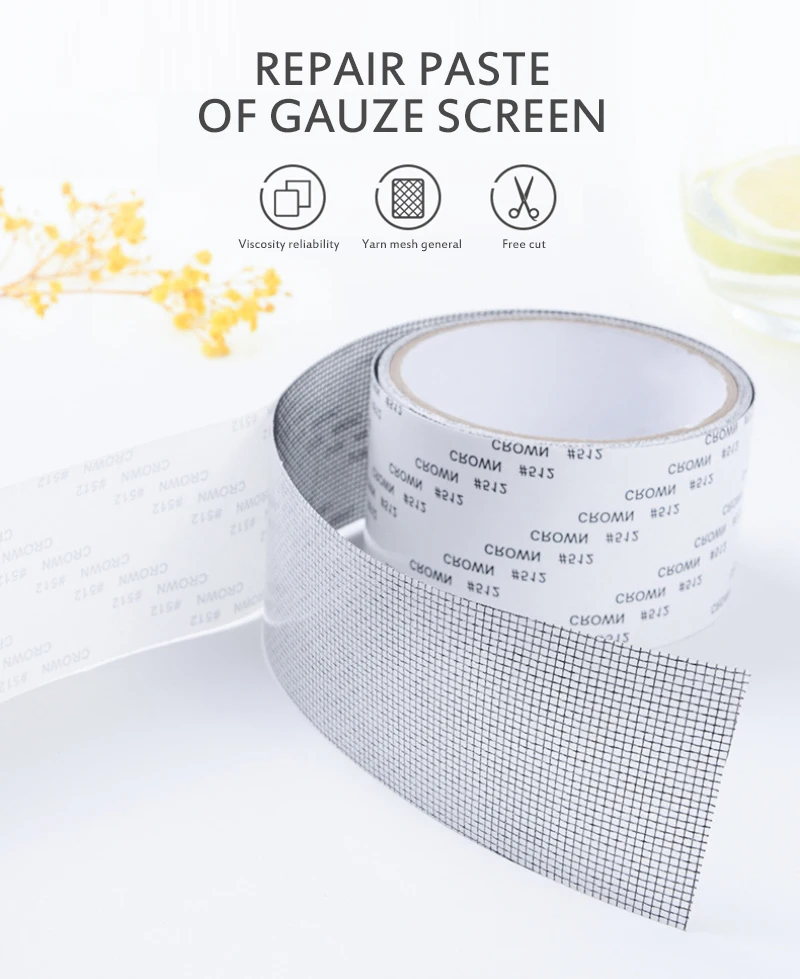 

Набор для ремонта оконных и дверных экранов, сетчатая оконная лента