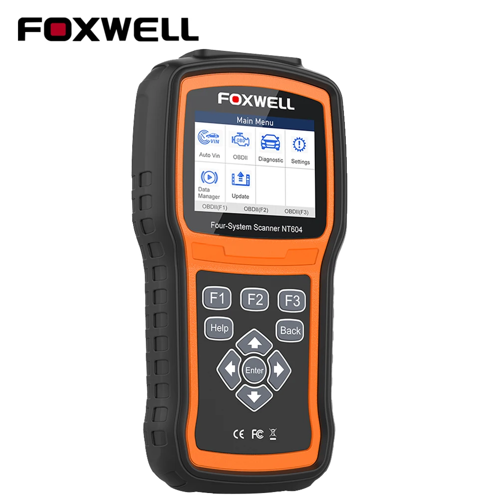 

Foxwell NT604 OBD 2 Automotive Scanner Engine ABS SRS Transmission 4 System Check OBD OBD2 Code Reader Diagnostic Scan Test Tool