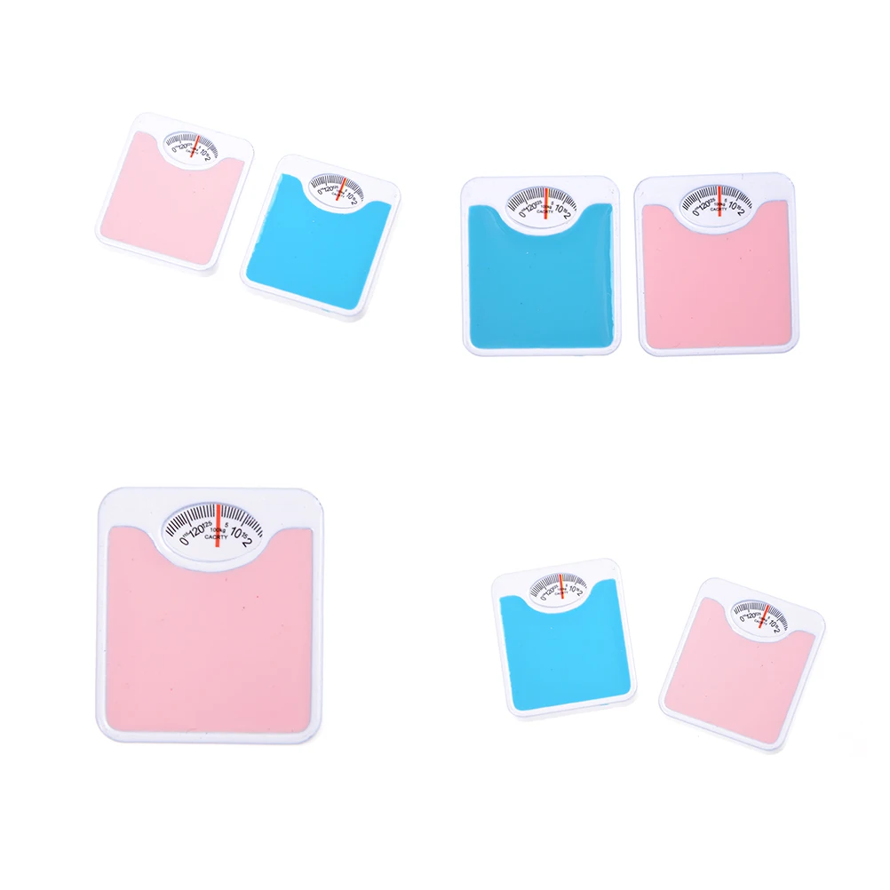 

1:12 Scale Kawaii Portable Dolls House Miniature Weigh Scale Dollhouse Decoration Gift Replacement Play Toys Kids Gifts