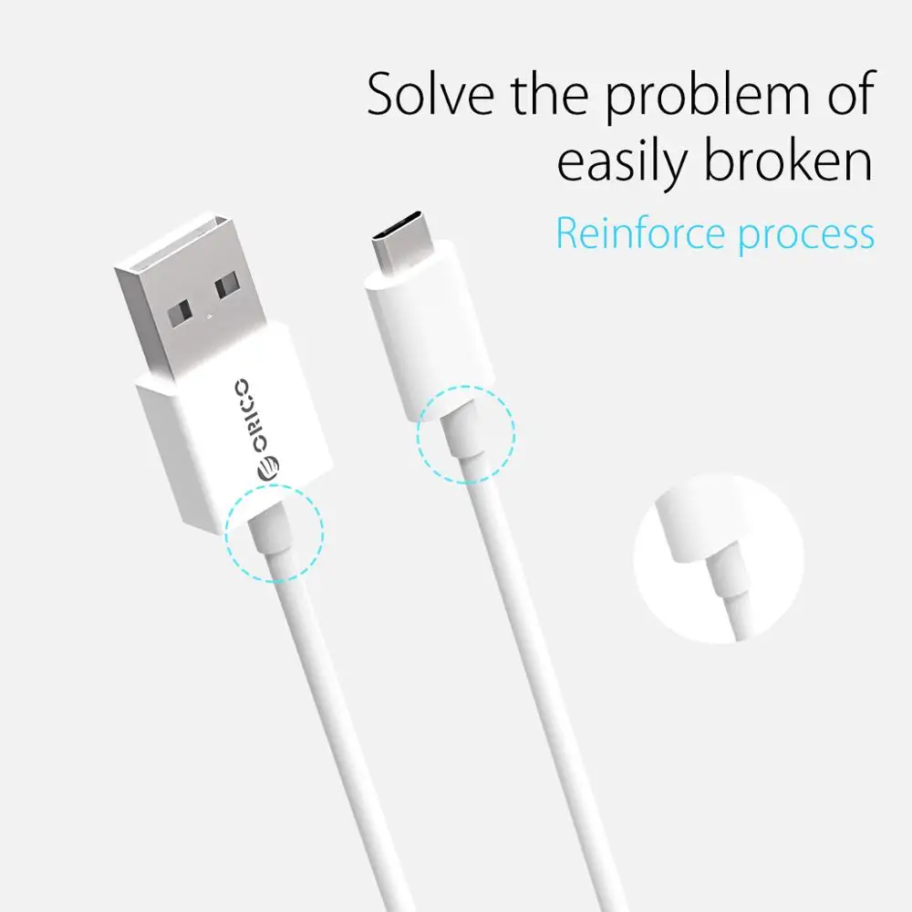 ORICO 3 шт микро USB кабель для зарядки и синхронизации данных 100 см Xiaomi Huawei Android
