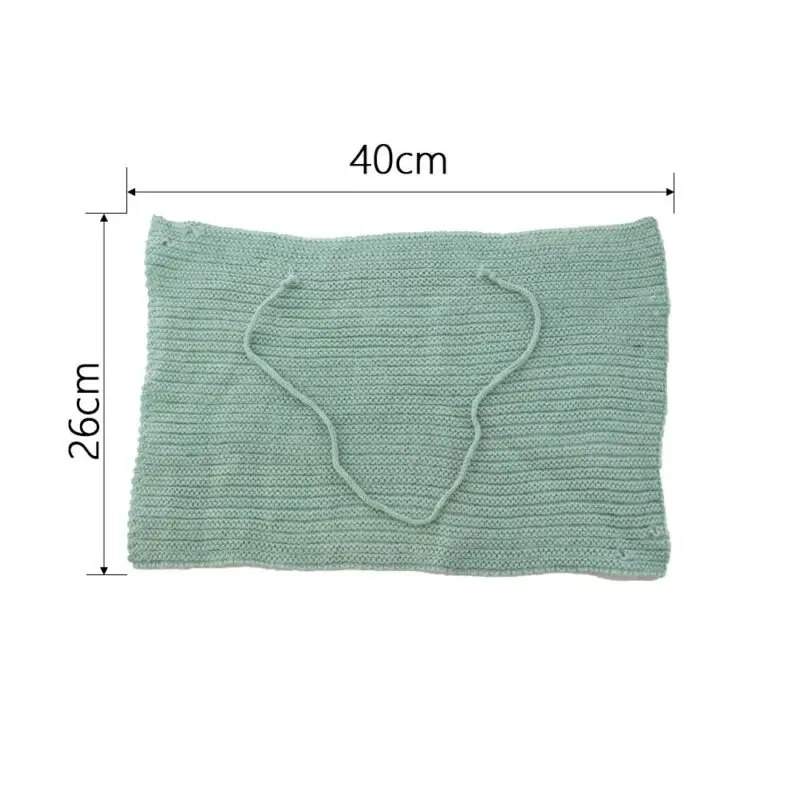 Осенне зимний шарф с воротником для мальчиков и девочек детские вязаные