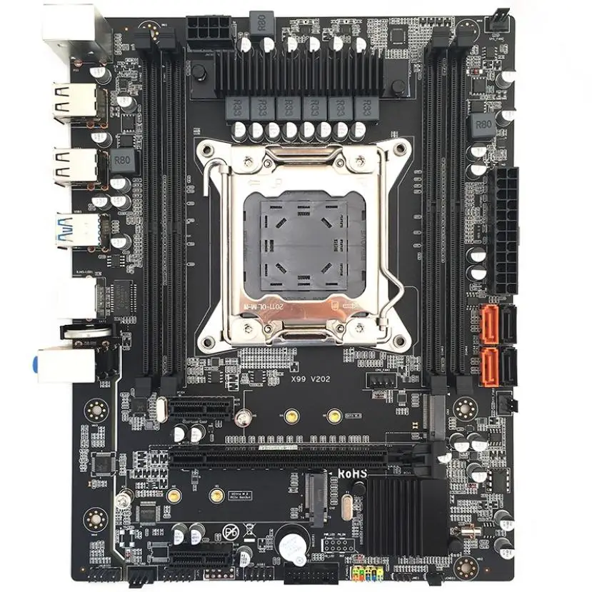 Материнская плата RTL8111 Gigabit сетевая карта с поддержкой LGA 2011-3 Xeon E5 V3 V4 ЦП DDR4 ECC