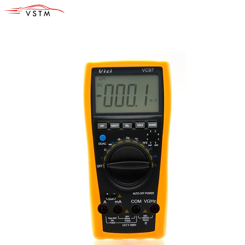 AideTek VC97 + 3999 B ЖК-дисплей Авто Диапазон мультиметр постоянной ёмкости