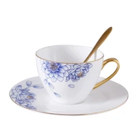 elegant modern nordic cup saucer bone china creativity reuseable tea cups handmade ceramic coffee tazas de cafe drinkware ek50bd