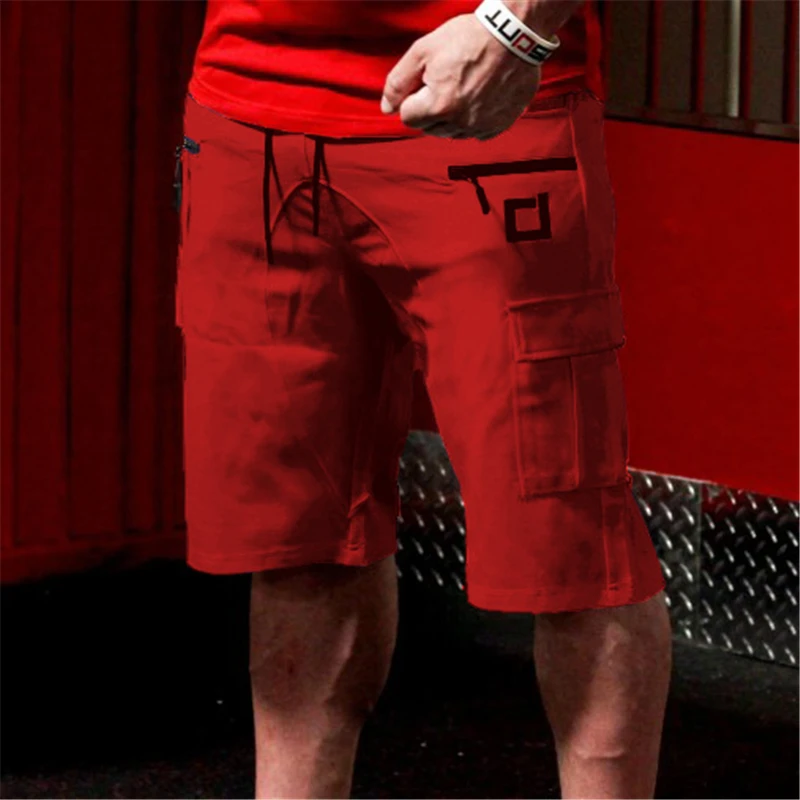 

Mens Shorts Calf-Length Gyms Fitness Bodybuilding Casual Joggers Workout Brand Sporting Short Pants Sweatpants Sportswear