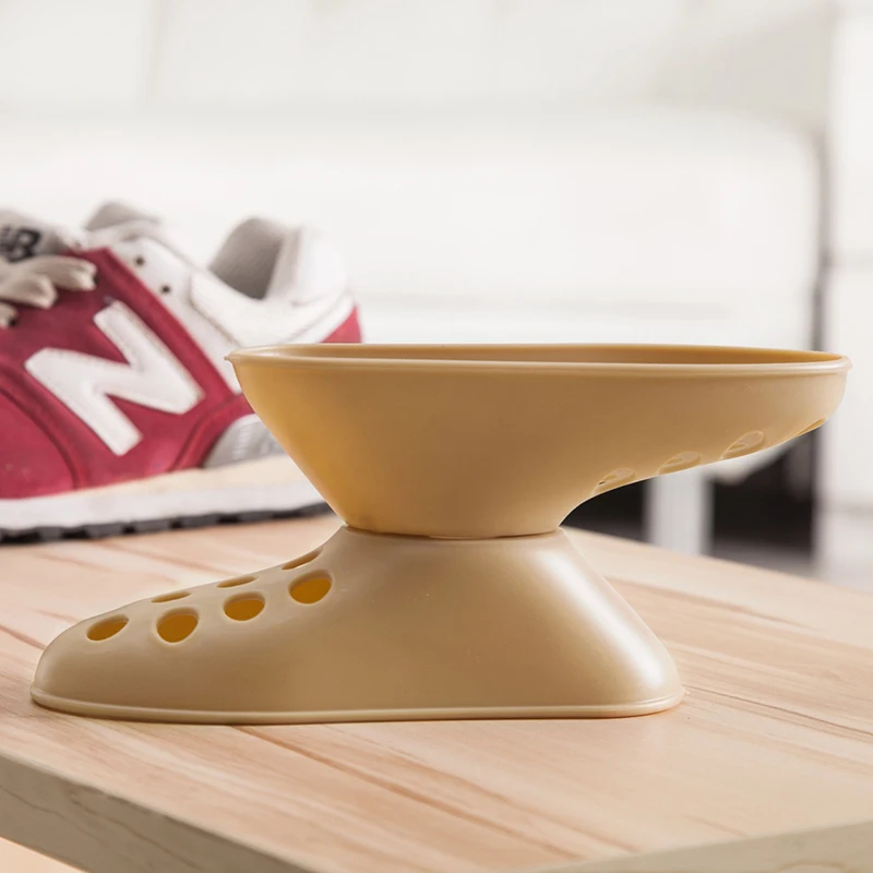 Стильный компактный держатель для хранения пластиковый органайзер обуви на