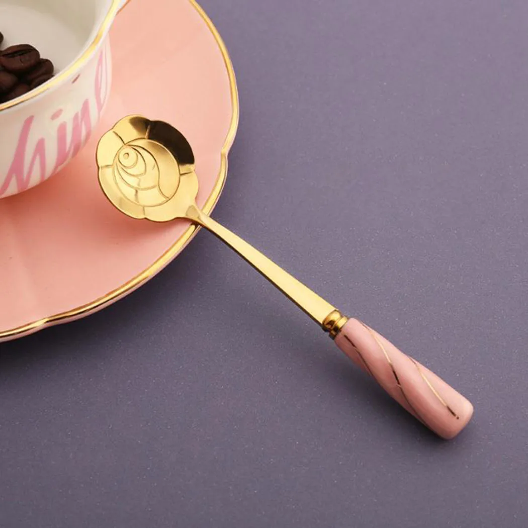 

1 Piece Stainless Steel Dinnerware Spoon Tea Spoon Dessert Coffee Ice Cream Spoons Kitchen Accessories Bar Tools New Kitchen