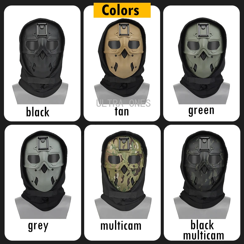 

Hunting Tactical Skull Mask Arisoft Paintball Cs Training Army Full Face Mask Camo Combat Cosplay Masks Military Accessories