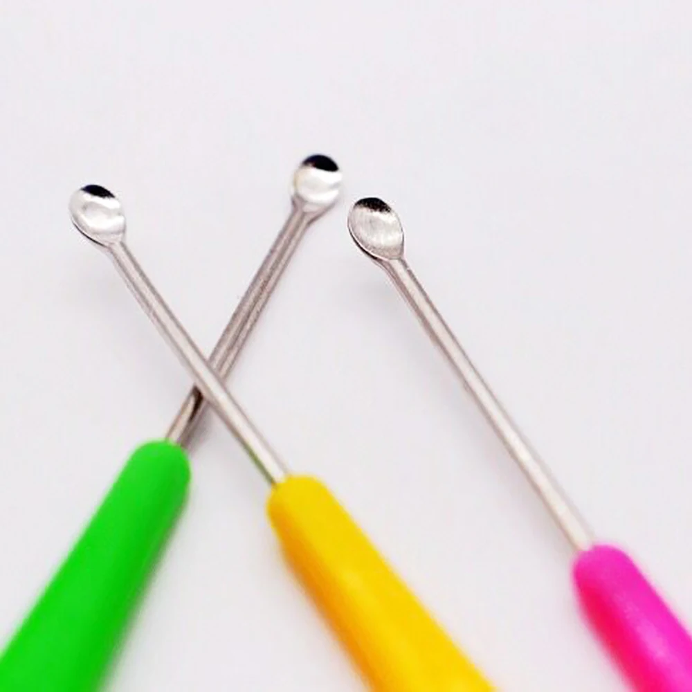 10 шт. Разноцветные Мини ухочистки из нержавеющей стали|Наборы для макияжа| |