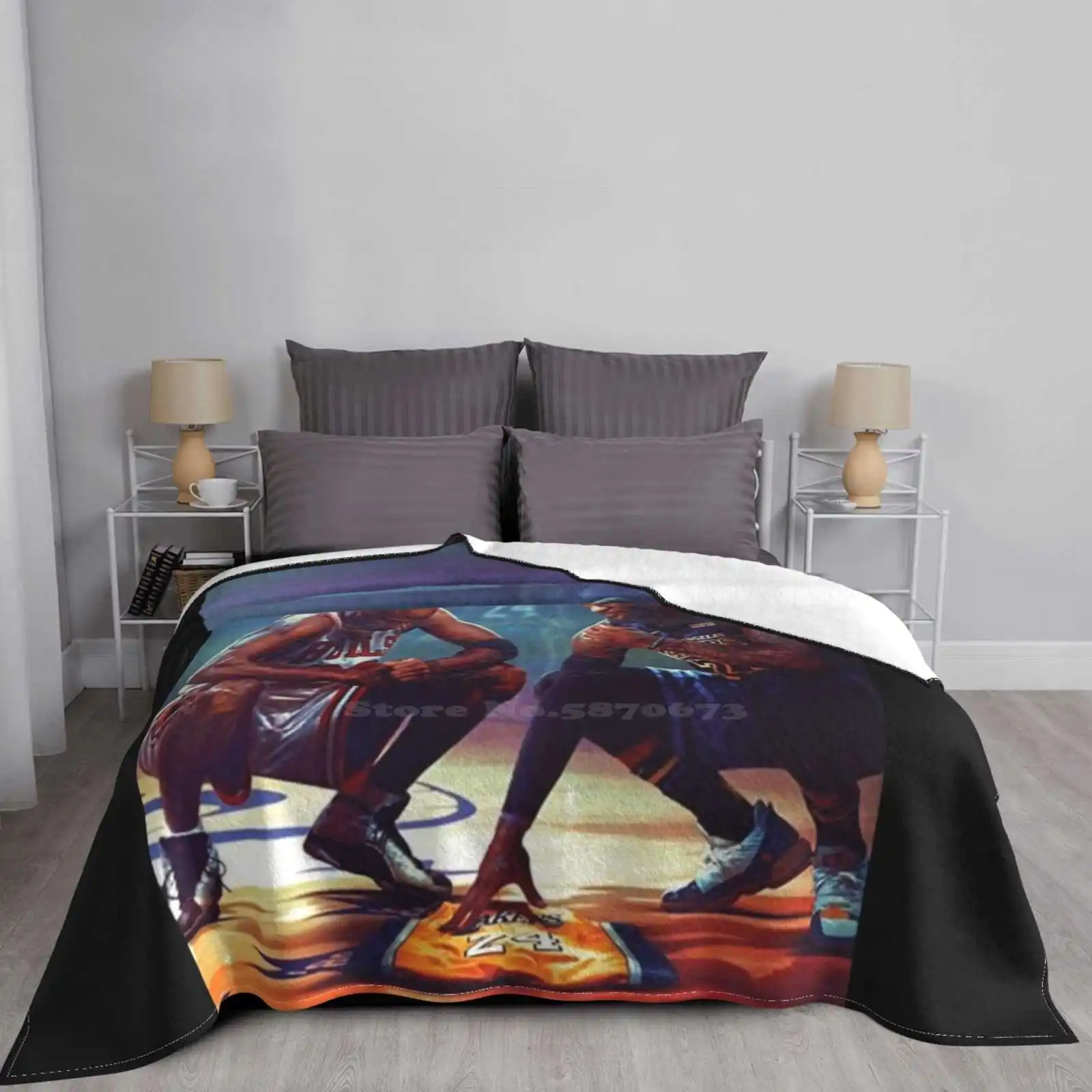 Мягкое ворсистое одеяло Michael And Lbj в честь легенды диван/кровать/путешествия