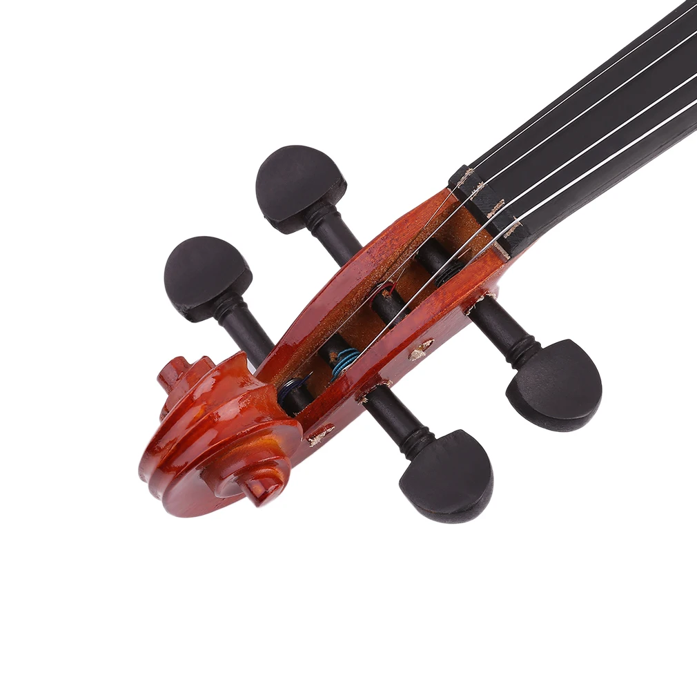 4/4 Violin Natural Acoustic Solid Wood For Beginner Students Kids with Violin Case  Rosin Bow Professional Musical Instrument enlarge