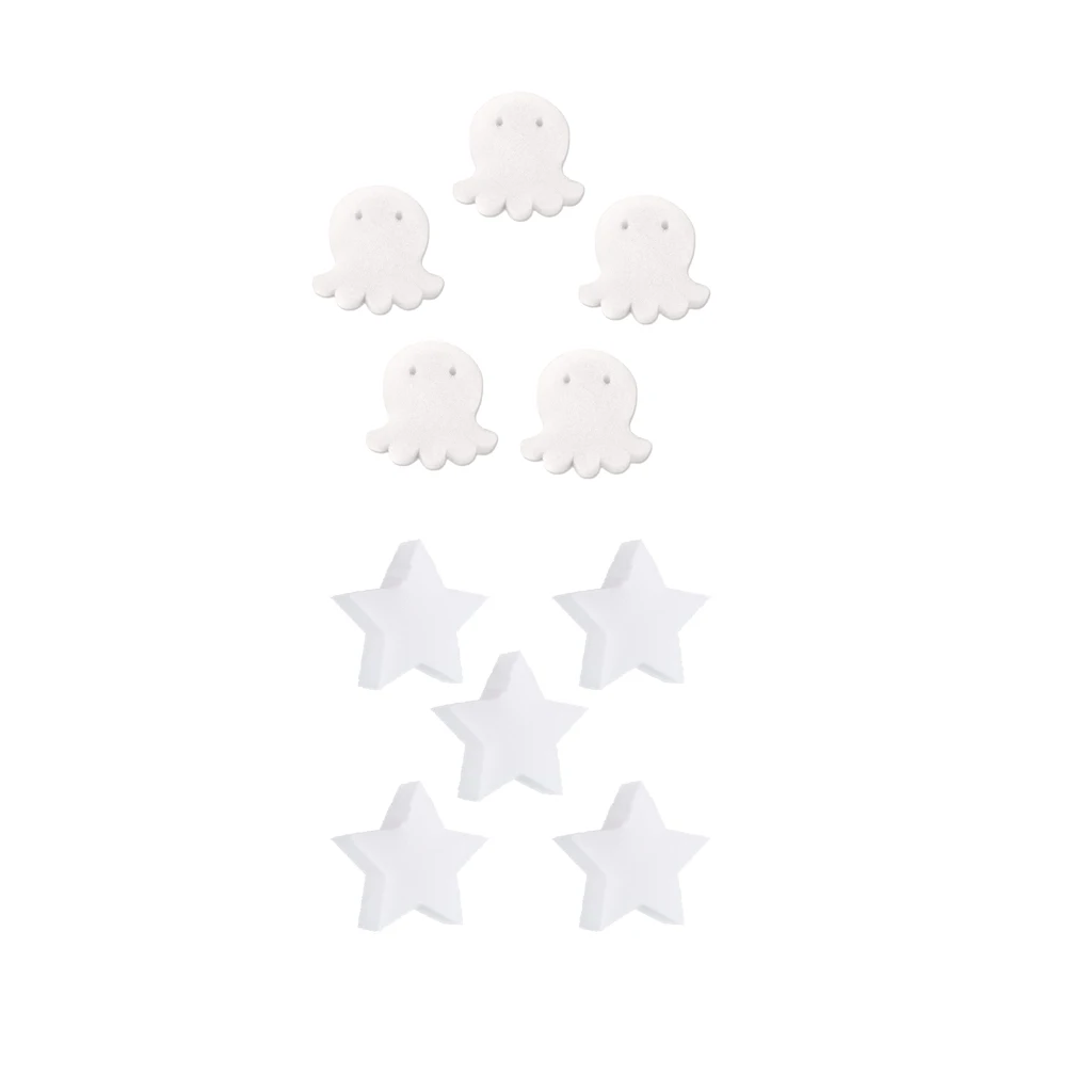 

10 PACK Star & Octopus Oil Absorbing Sponge – for Swimming Pools Hot Tubs & Spas – Absorbs Oil Slime Grime and Scum