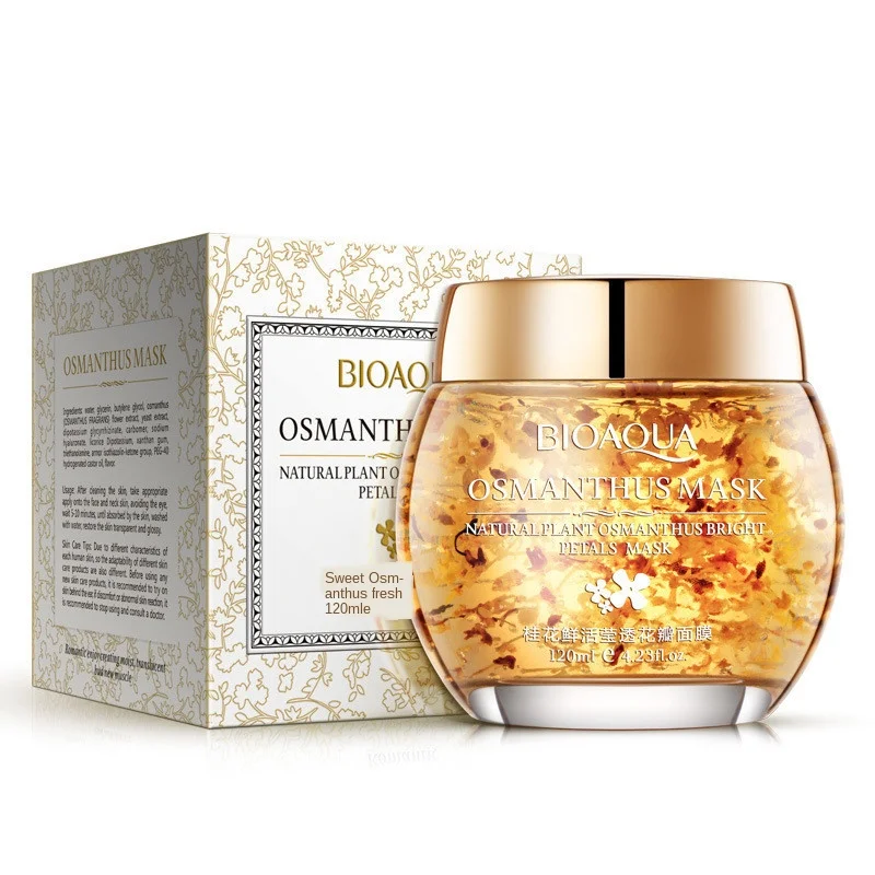 

BIOAQUA Natural osmanthus Sleeping Mask Hydrating Oil Control Bright Petals Mask Skin Care