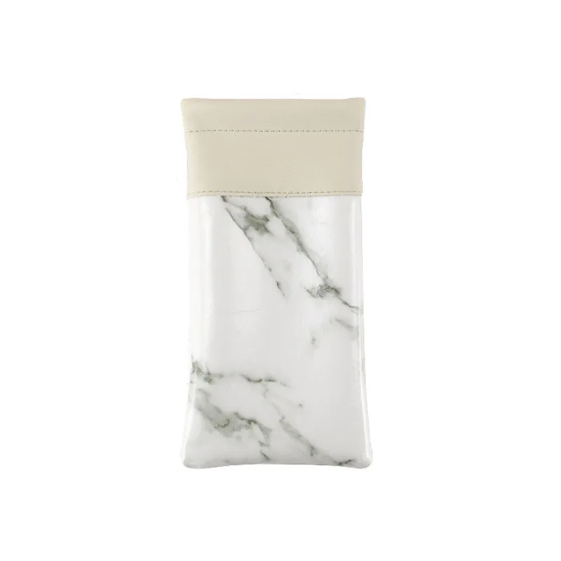 

Marble Pattern Glasses Box Spectacle Optical Glasses Bag Waterproof Pu Portable Sunglasses Holder Eyewear Protector New