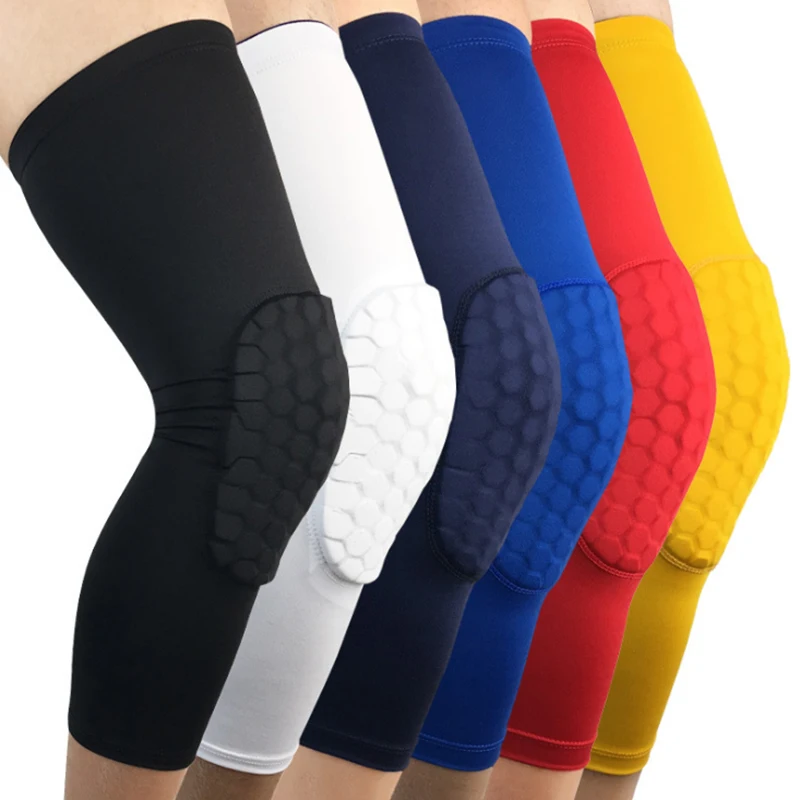 1 шт. мужские сотовые спортивные защитные волейбольный баскетбольный наколенник