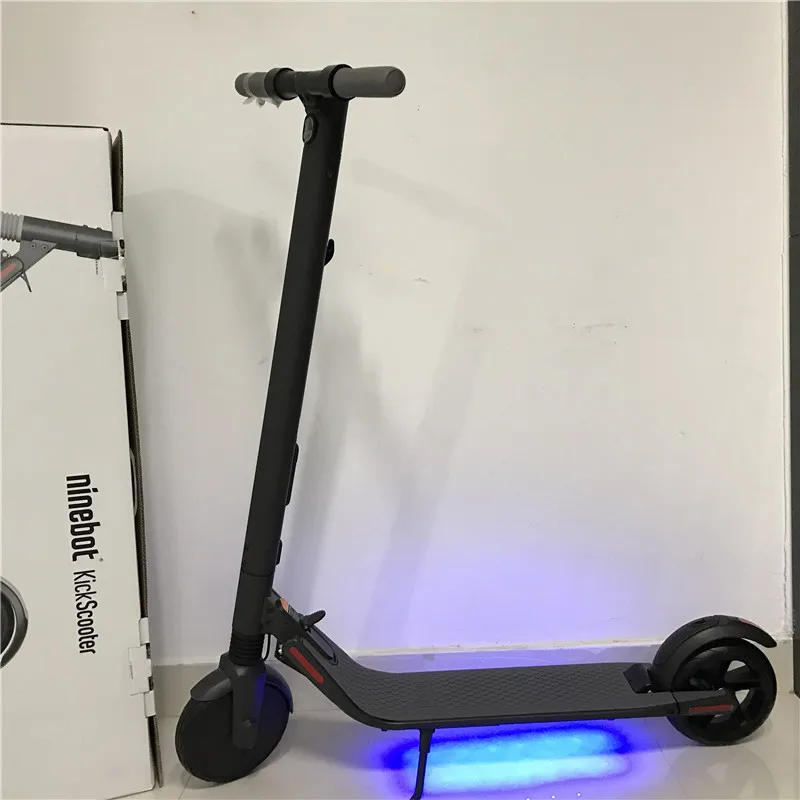 Ninebot KickScooter ES4/ES2 умный электрический скутер версия 1,5 складной e скутер легкий скейтборд длинная доска ЕС - Цвет: Ninebot ES2