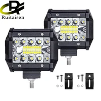 ruitaisen 4 60w 72w led bar car led light bar for offroad trucks boat trailer tractor 4x4 4wd atv car extral driving light