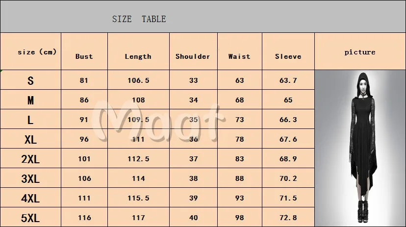 Женское платье с открытой спиной черное в готическом стиле капюшоном и шнуровкой